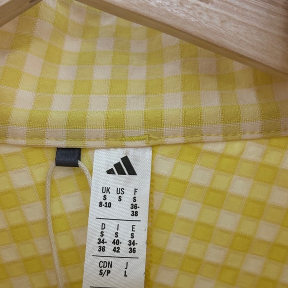 Yellow Adidas Zip-Up Jacket - Picture 2 of 3